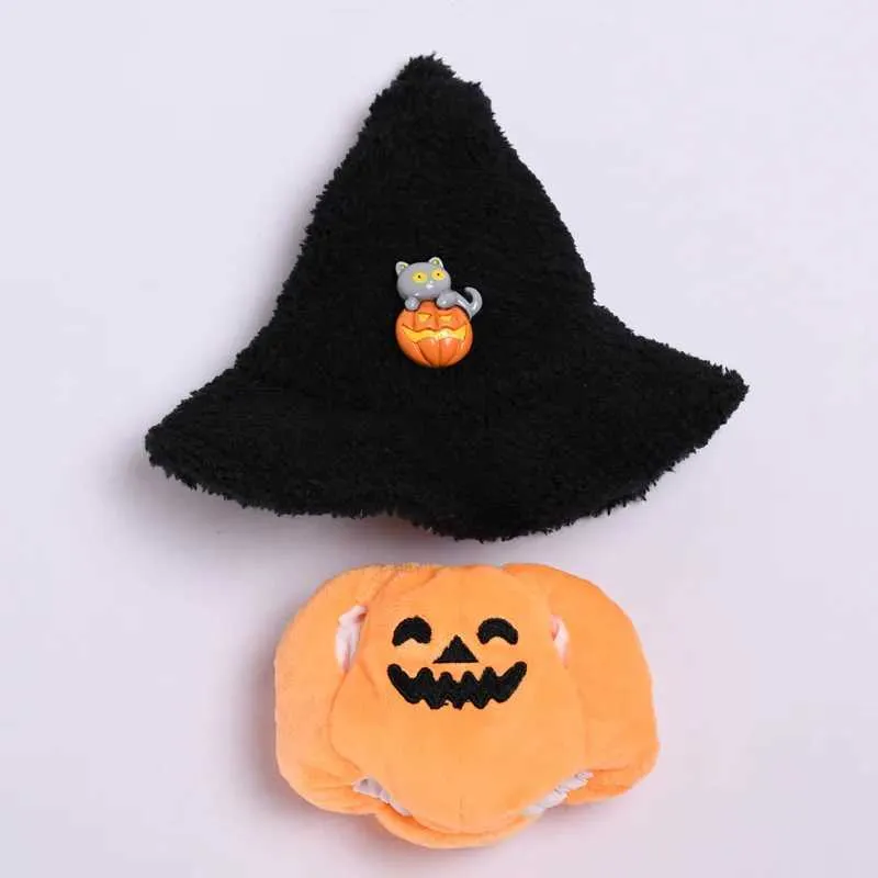 Disfraz De Bruja Para Muñeca Labubu De 17 Cm - Incluye Vestido Y Sombrero Puntiagudo (MUÑECA NO INCLUIDA)