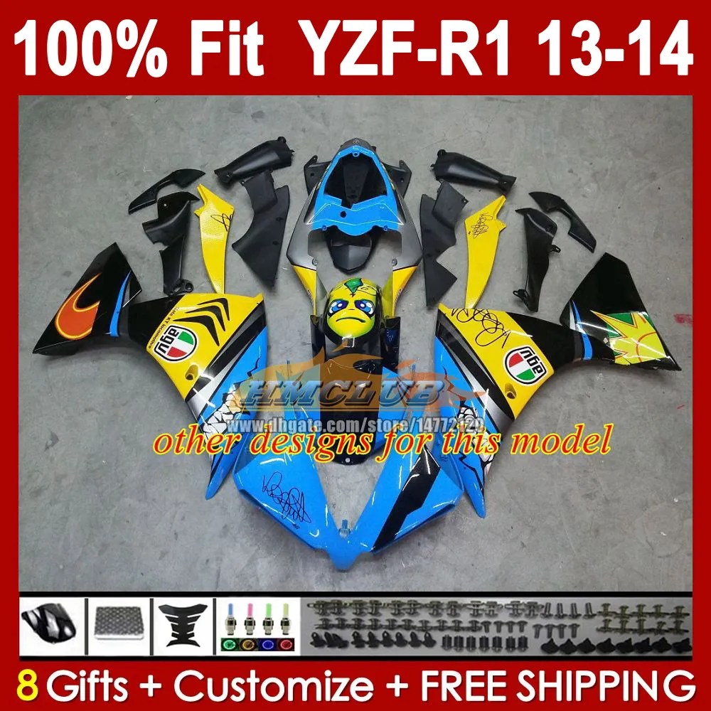 Autocollant Réservoir Fibre Carbone Moto - Protection Tank Bleu