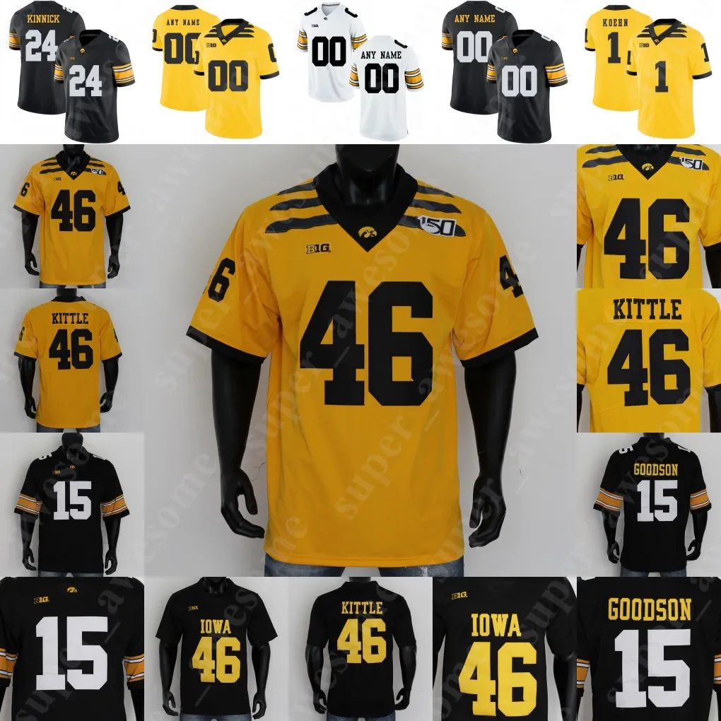 Dhgate Iowa Hawkeyes Yellow Jersey Save Big On Bulk Custom Iowa