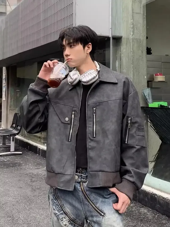 Ropa Coreana Chamarras Coreanas Para Hombres Casual Primavera De