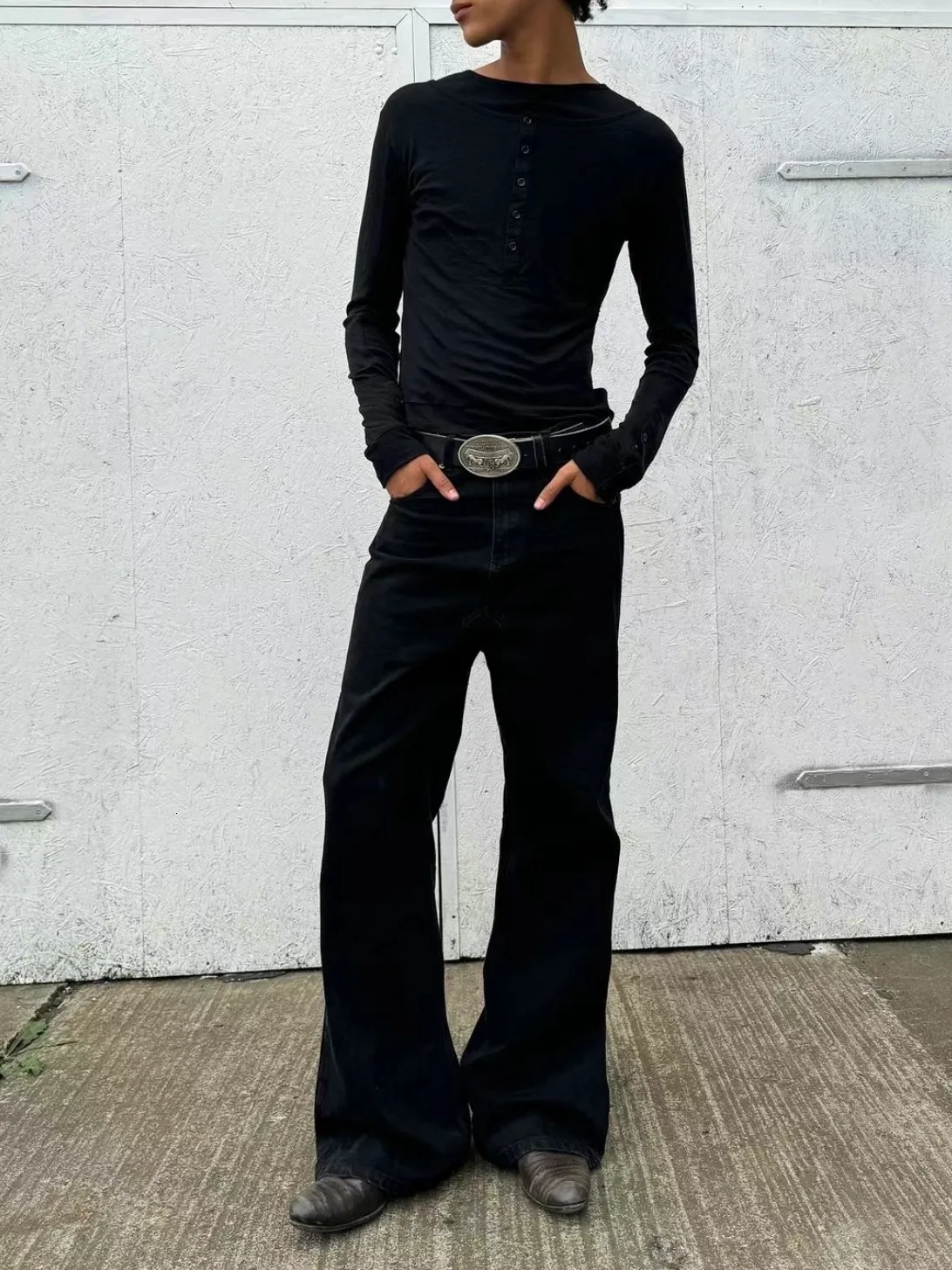 No Faith Studios Slim Fit Two Tone Black And White From Picus