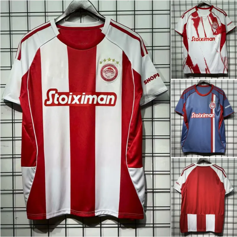 Save Big on Bulk 25 26 Olympiakos Centenary Kit FORTOUNIS Mens Soccer  Jerseys 2025 2026 Home EL ARABI IBORRA MASOURAS POROZO Football Shirts  Short