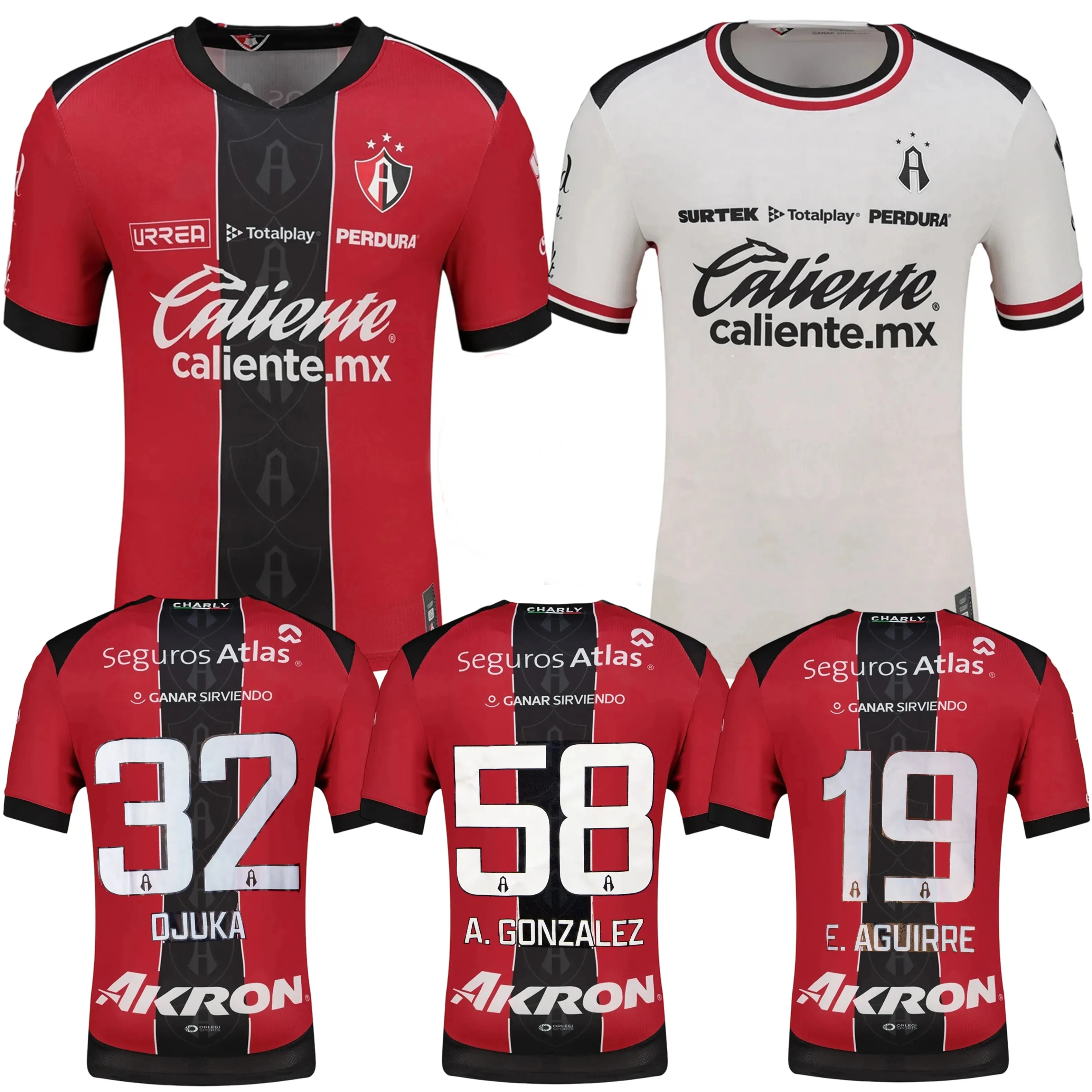 2024 Atlas FC Soccer Jersey Home, Away E Third Kits Poliestere