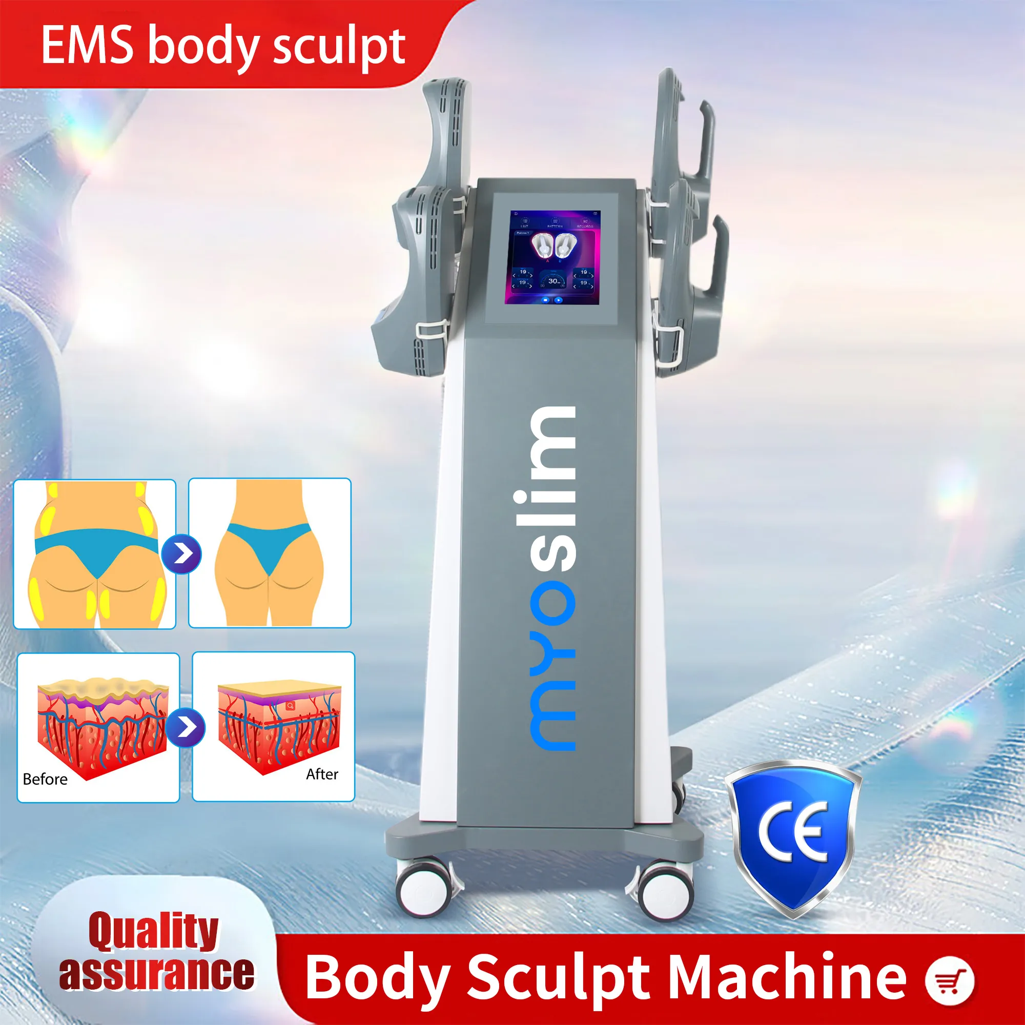EMSzero Neo MYOslim New Sculpt NEO Nova Power 6500W High Intensity
