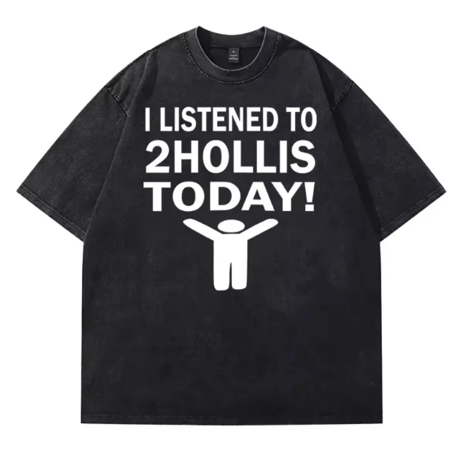 2025 2hollis The Star Tour Merch Oversized T-Shirt Mens Vintage