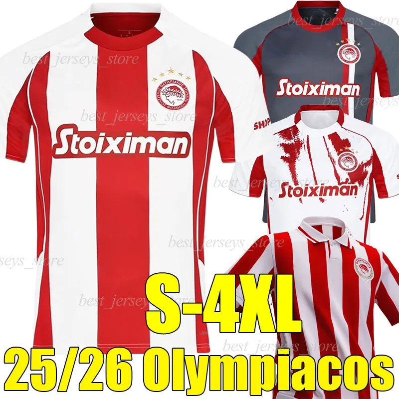 Olympiacos El Kaabi 25/26 Soccer Jersey 1925 2025 100 Years