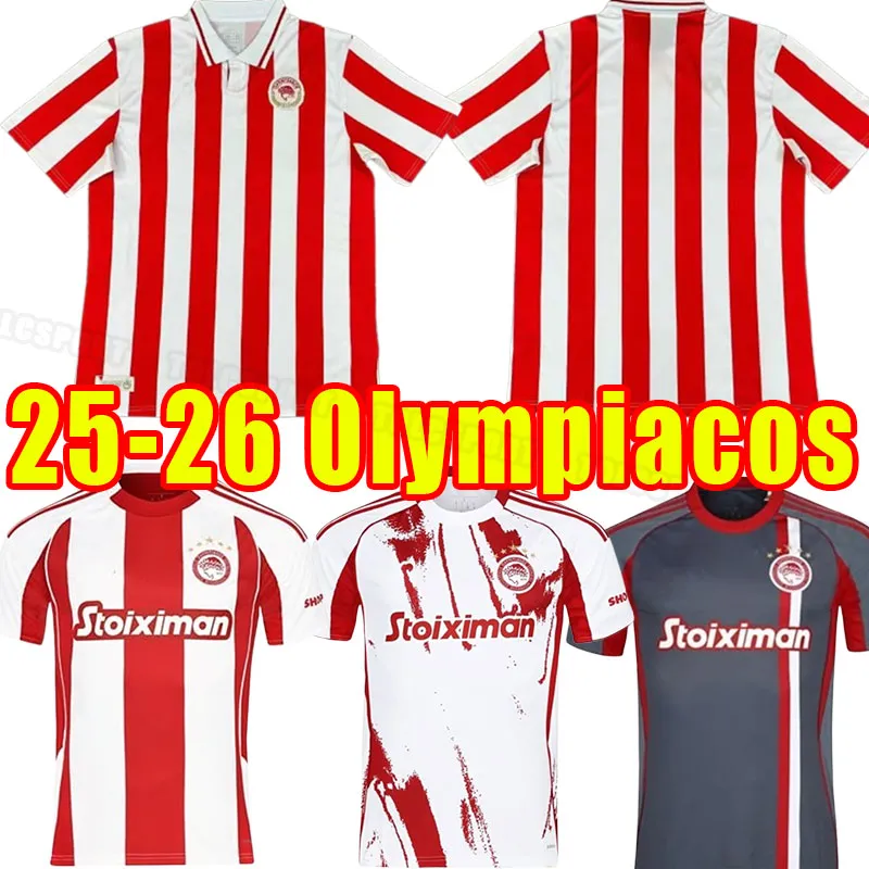 2025 2026 Olympiacos Piraeus Soccer Jerseys Greece Olympiakos UI