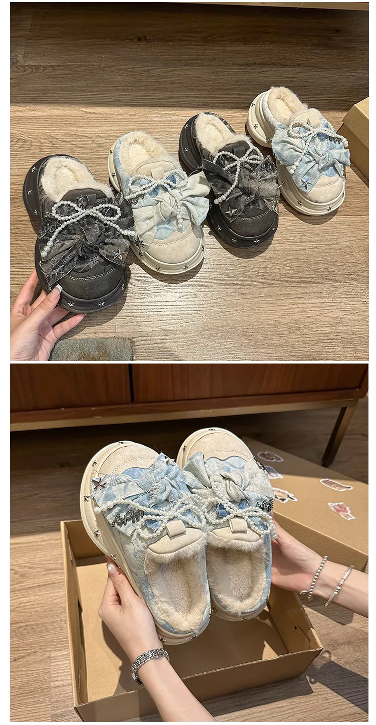 new Free Delivery Designer Woman Short Snow With Plush Lightweight And Non Slip Outdoor Cotton Boots_voghion.com