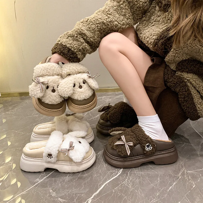 Bottes de neige courtes pour femme, chaudes, respirantes et confortables en coton, livraison gratuite._voghion.com