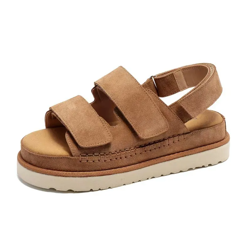 Free Shipping Summer Thick Soled Height Increase Beach 2026 New Design Fashion Sandals For Women Comfortable Slides Size_voghion.com