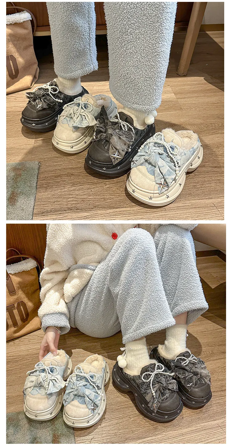 new Free Delivery Designer Woman Short Snow With Plush Lightweight And Non Slip Outdoor Cotton Boots_voghion.com