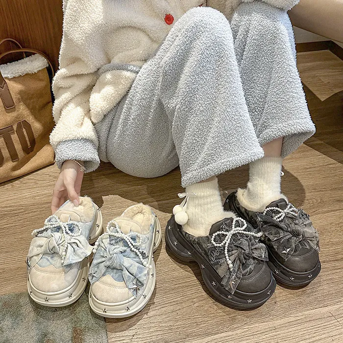 new Free Delivery Designer Woman Short Snow With Plush Lightweight And Non Slip Outdoor Cotton Boots_voghion.com