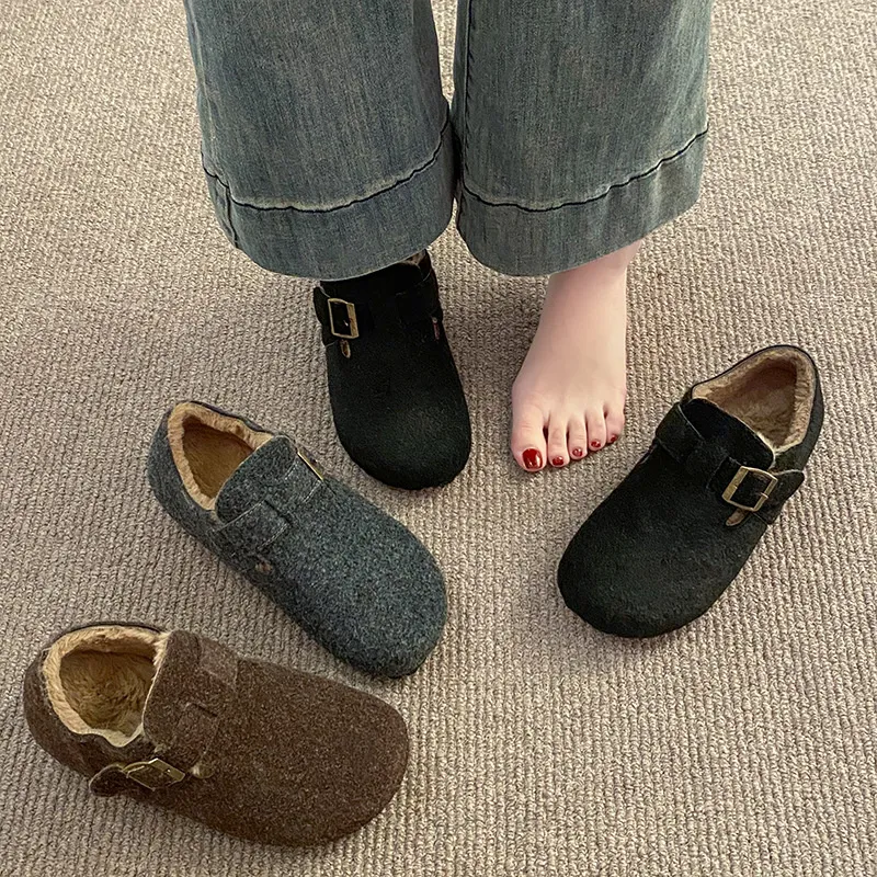 new Free Delivery Designer Woman Boots Fashionable Cotton For Both Indoor And Outdoor Wear With Plush Warm Shoes_voghion.com