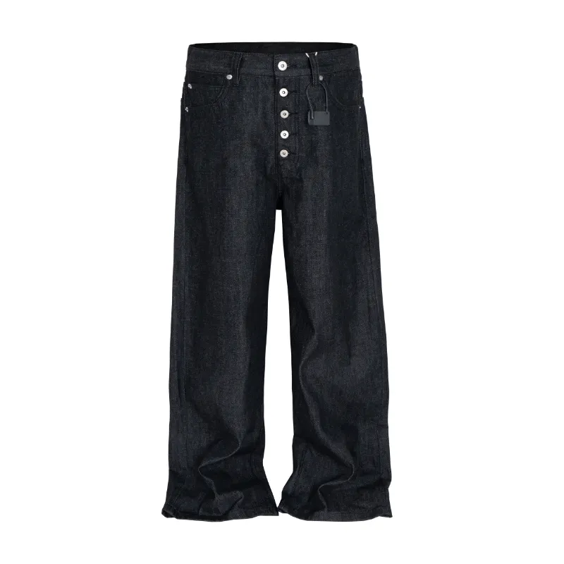 MIJKO Straight Dark Blue Denim Jeans | DHgate