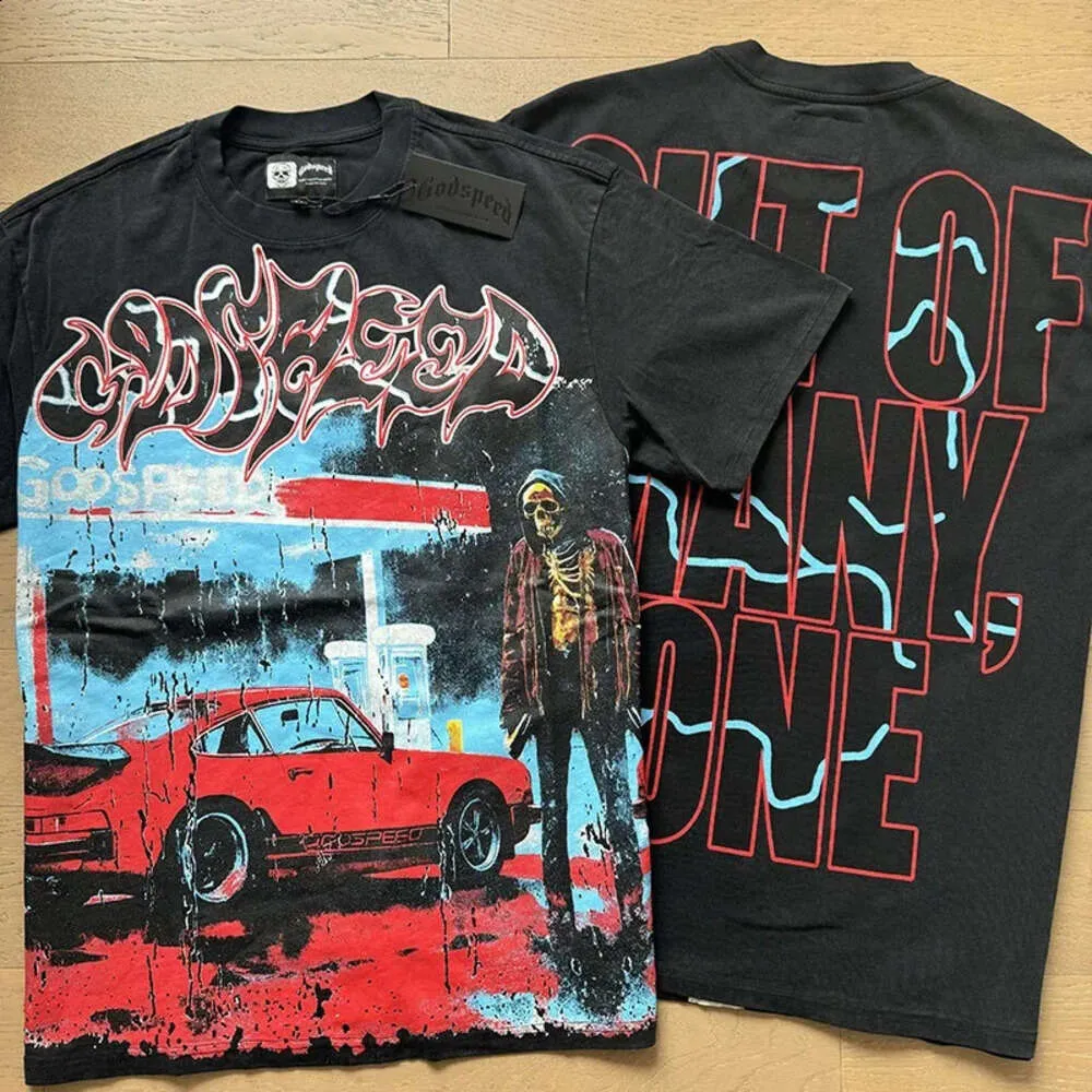 Godspeed スカル バイク グラフィック トレーナー Sサイズ