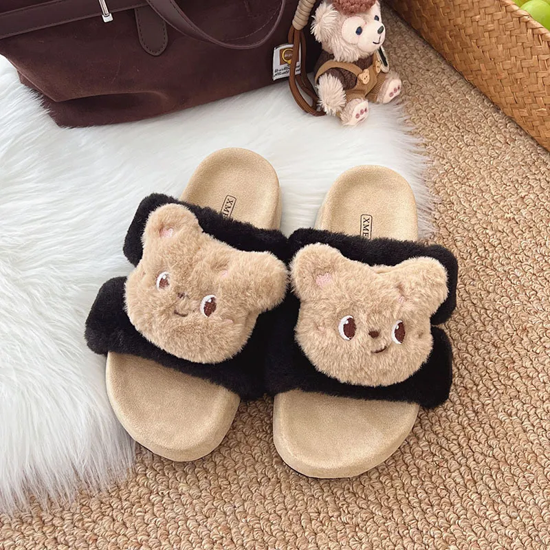 Free Delivery Designer Women Cotton Mop Comfortable Woolen For Indoor Outdoor Use Soft And Comfortable Plush Slippers_voghion.com