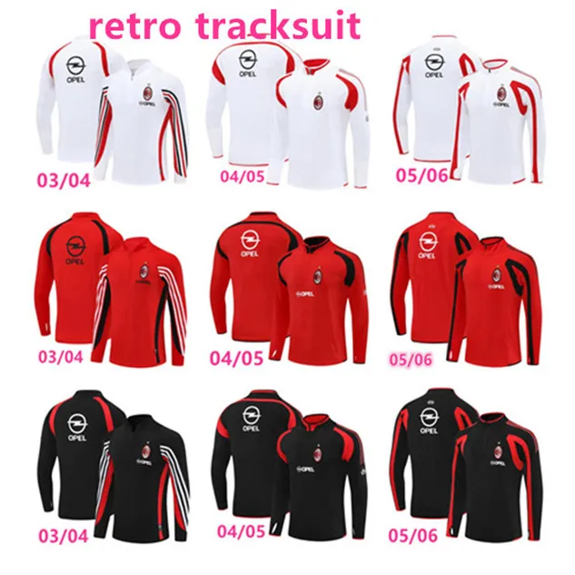 Retro AC Long Sleeve Soccer Shirt Classic Vintage From