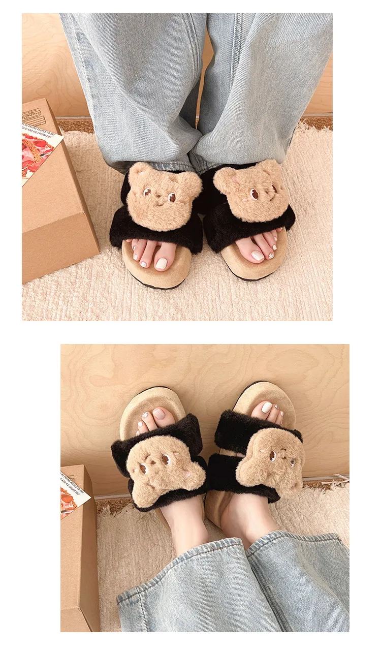Pantofole designer donna in cotone e peluche per interni ed esterni_voghion.com
