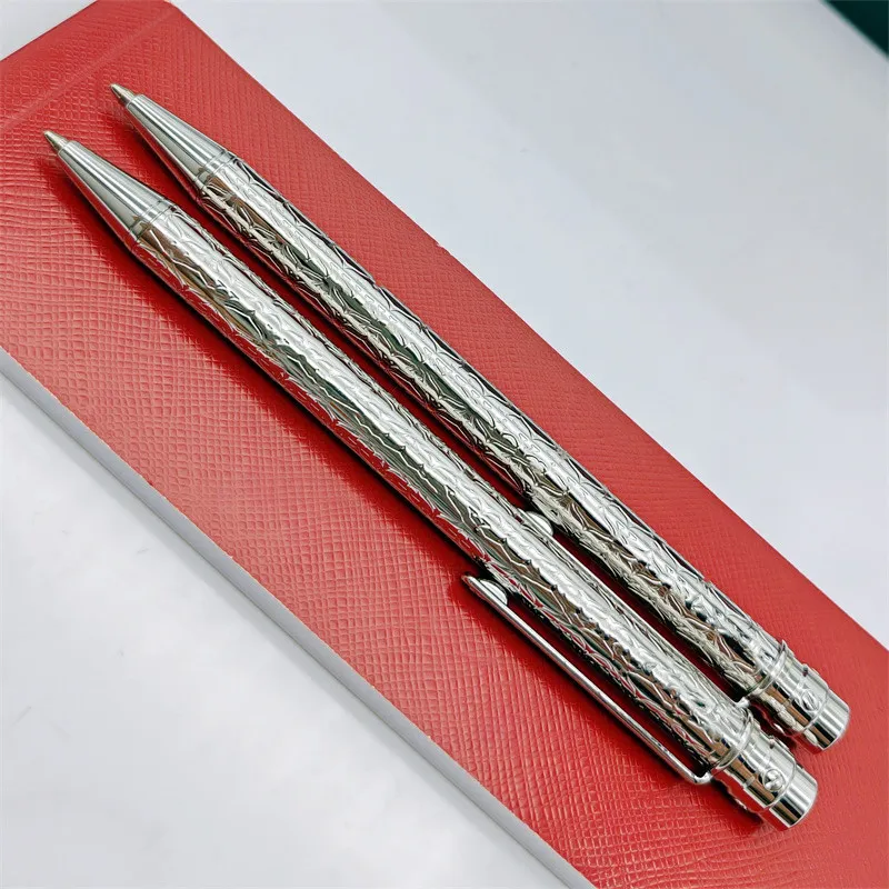 AAA Quality Silver Metal Ballpoint Pen   Luxury Mini... 