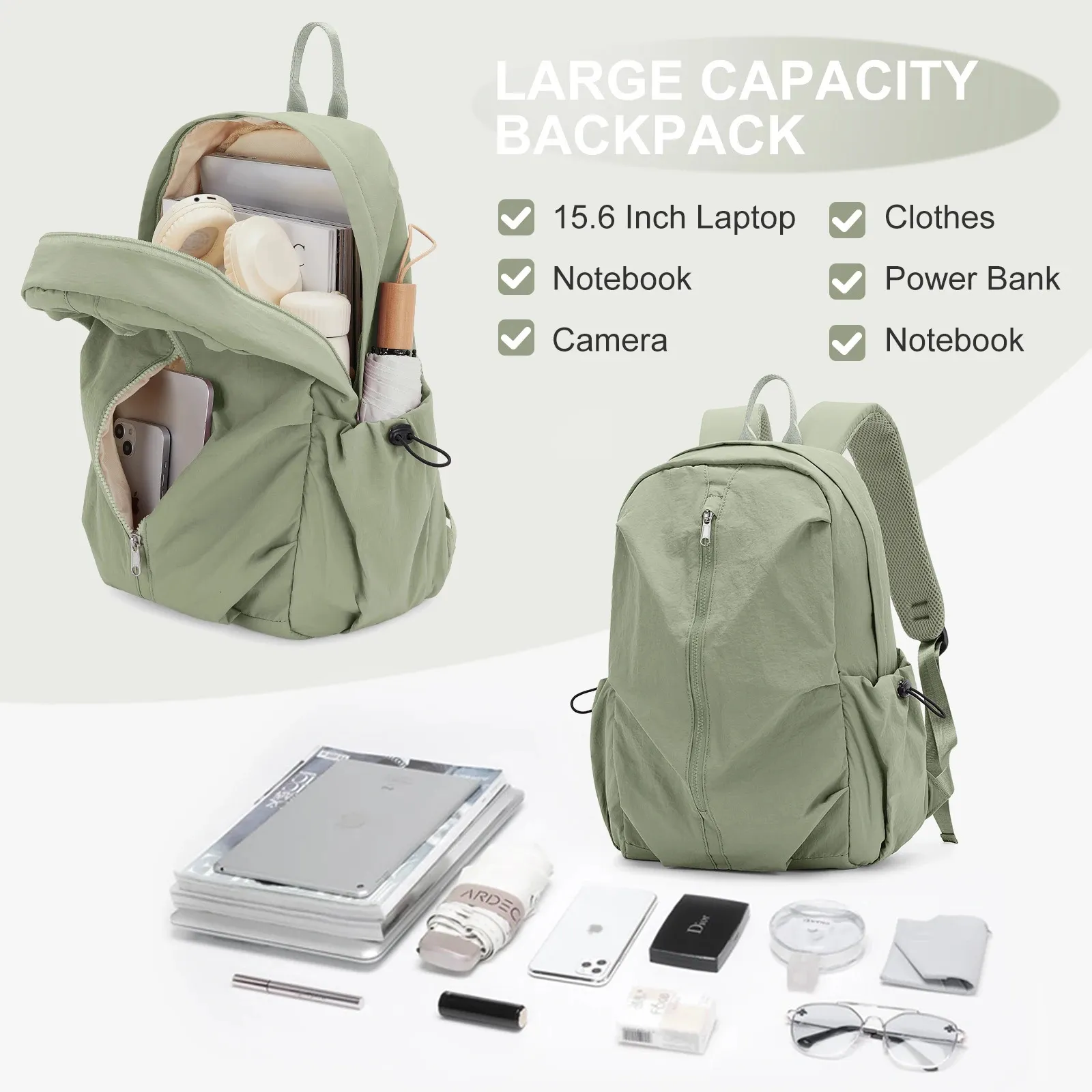 Zaino Unisex 50L Impermeabile Con Porta USB – Scuola, Viaggio, Laptop – Regalo Grande