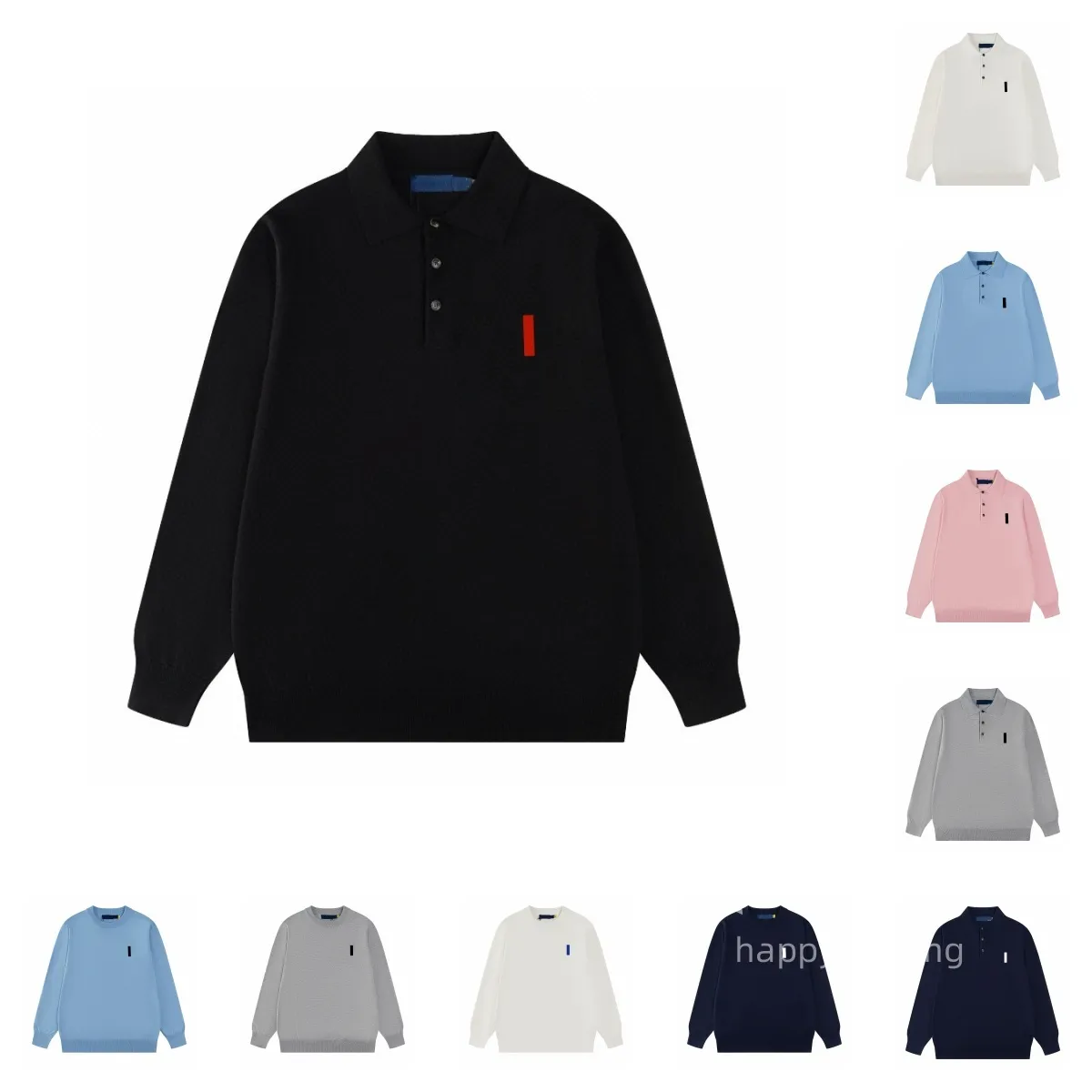 Pull-over Léger à Fermeture éclair Quart Pour Hommes Sweat-shirt Royal Respirant