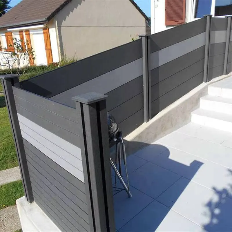 Waterproof Plastic Garden Fence Panel Vinyl Clad Heat Treated Wood ...