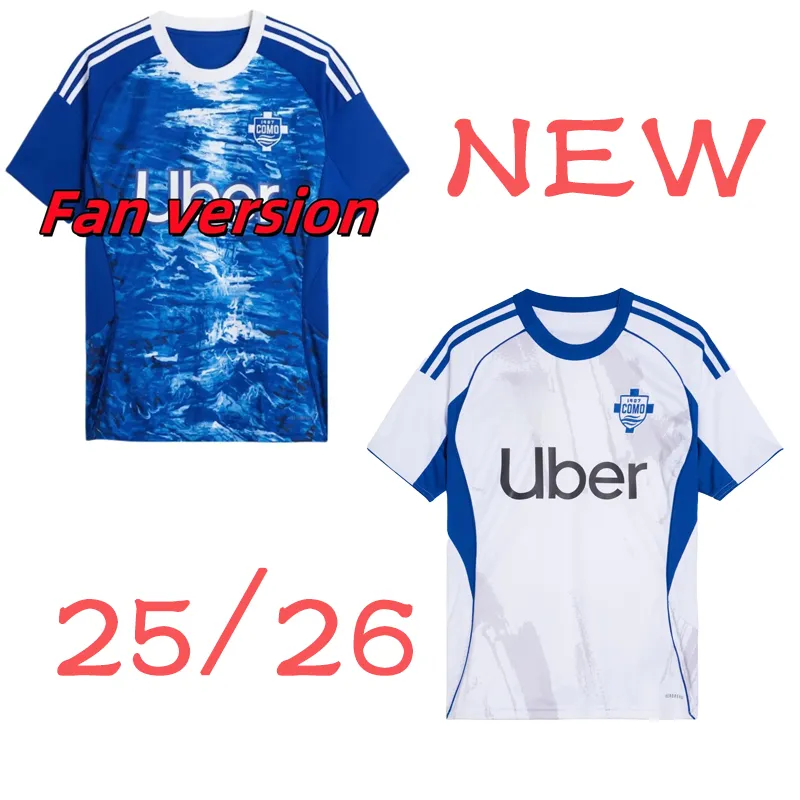 Como 25 26 Soccer Jersey Men Football Shirt 2026 NICO PAZ PERRONE