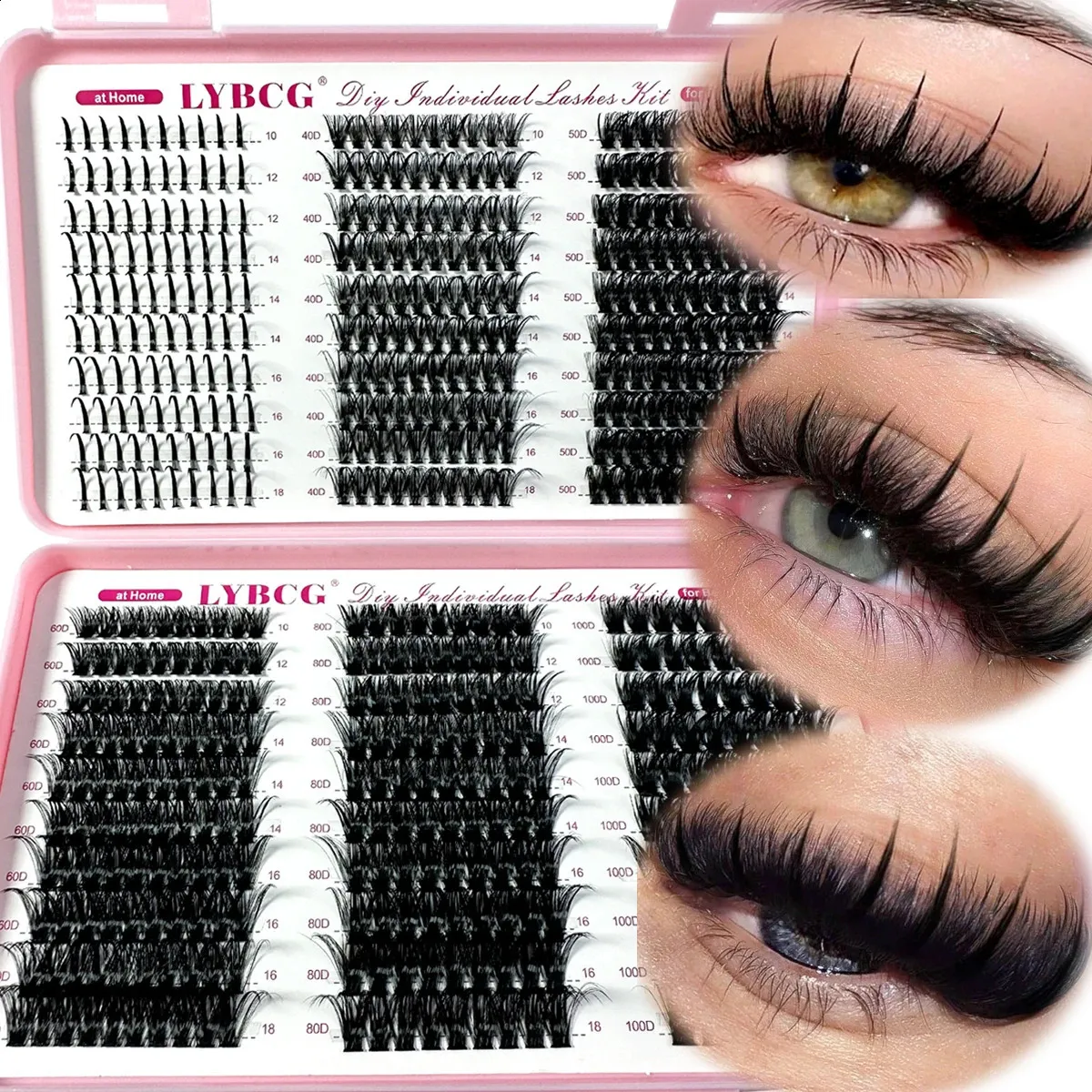 Spikes Lash Volume Eyelash Clusters   D Curl 10 20mm,... 