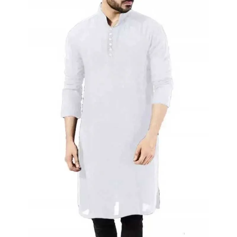Elegant Long Sleeve abaya dress for Men for Men - Islamic Kaftan Robe with Pakistani and Indian Muslim Clothing - Sizes S-5XL (W250711)