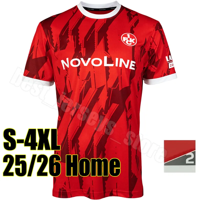 4XL 25/26 1. FC Kaiserslautern Soccer Jerseys 2025 2026 ACHE