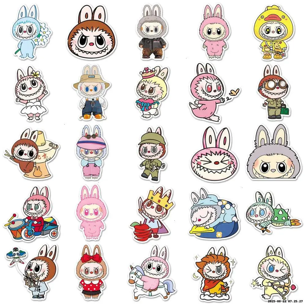 Pack Of 50 Cute Labubu Monster Cartoon Cute Kawaii Stickers For Laptops ...