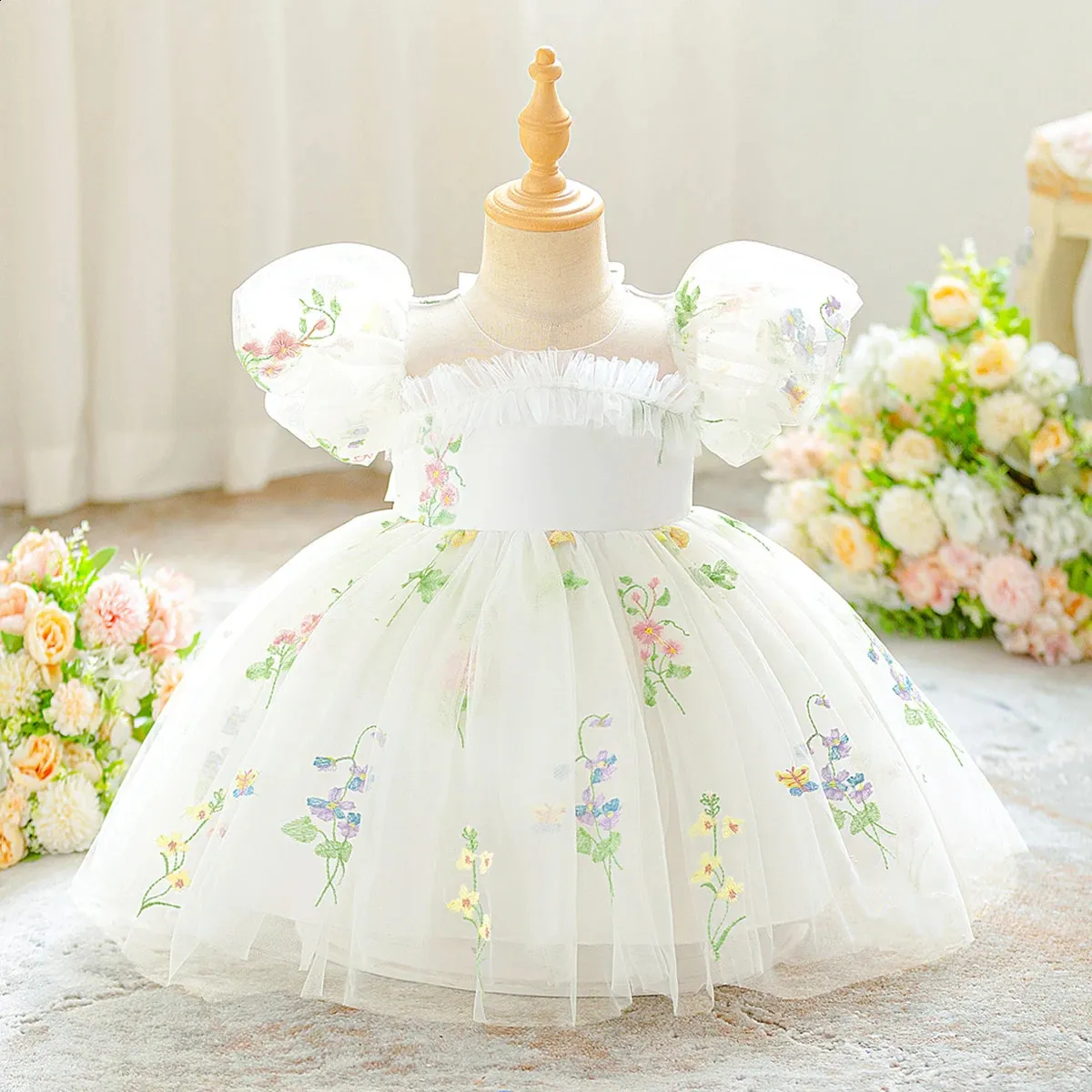toddler embroidered dress Cotton Kids main image 1