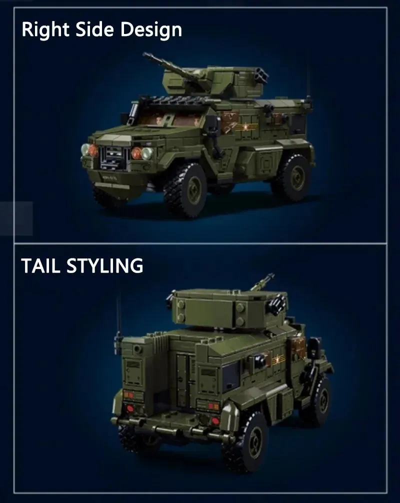 Askeri VDVS Saldırı Zırhlı Araç Araba Modeli Yapı Taşları Setleri
