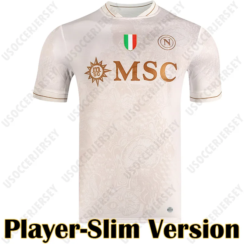 DE BRUYNE NAPOLI Soccer Jerseys 25 26 CAMPIONI NUNEZ Maglia