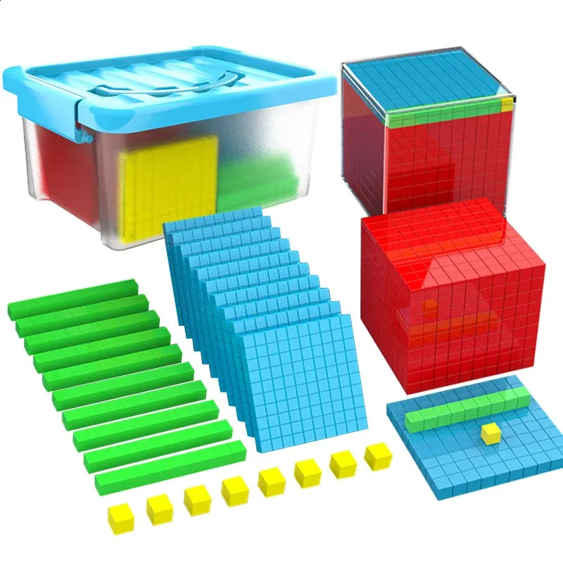 Parish Childrens Decimal Math Cubes 3D Digital Math Cube Model For ...