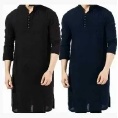 Elegant Long Sleeve abaya dress for Men for Men - Islamic Kaftan Robe with Pakistani and Indian Muslim Clothing - Sizes S-5XL (W250711)