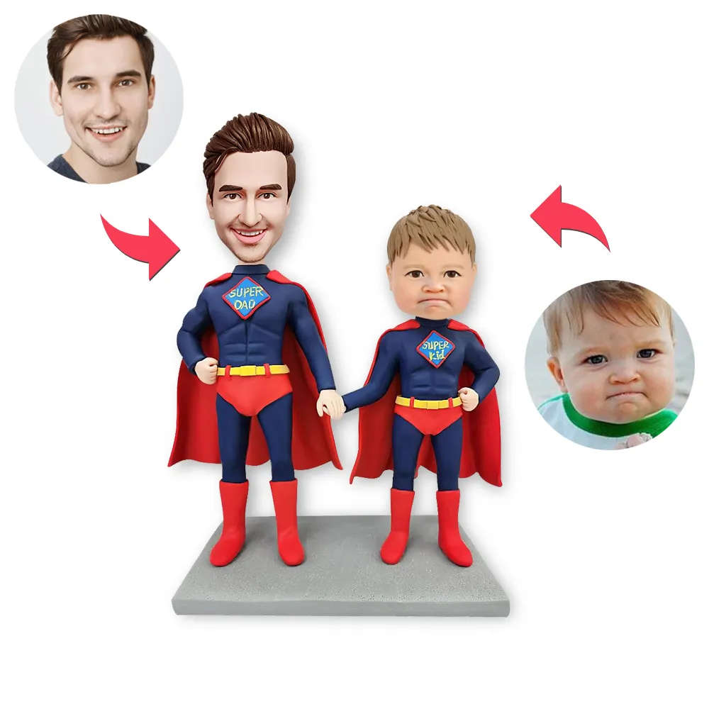 Customised Objects Customized bobblehead figurines personalized from photos, Superman and ...