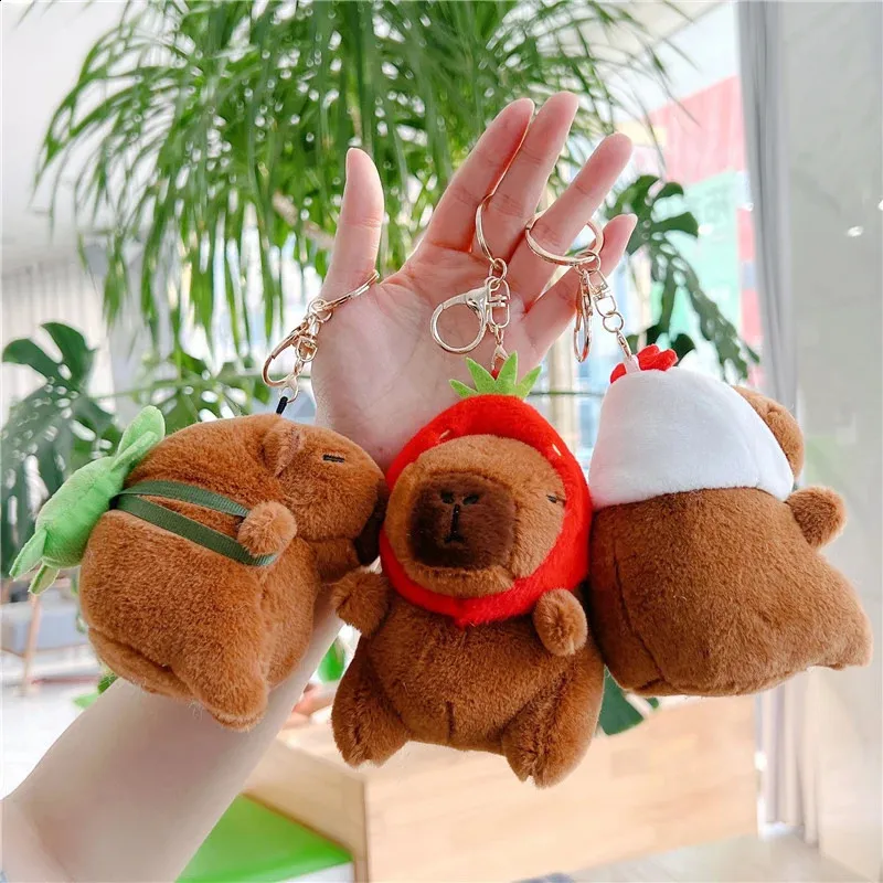 かわいいカピバラぬいぐるみキーチェーン を￥766 | DHgate