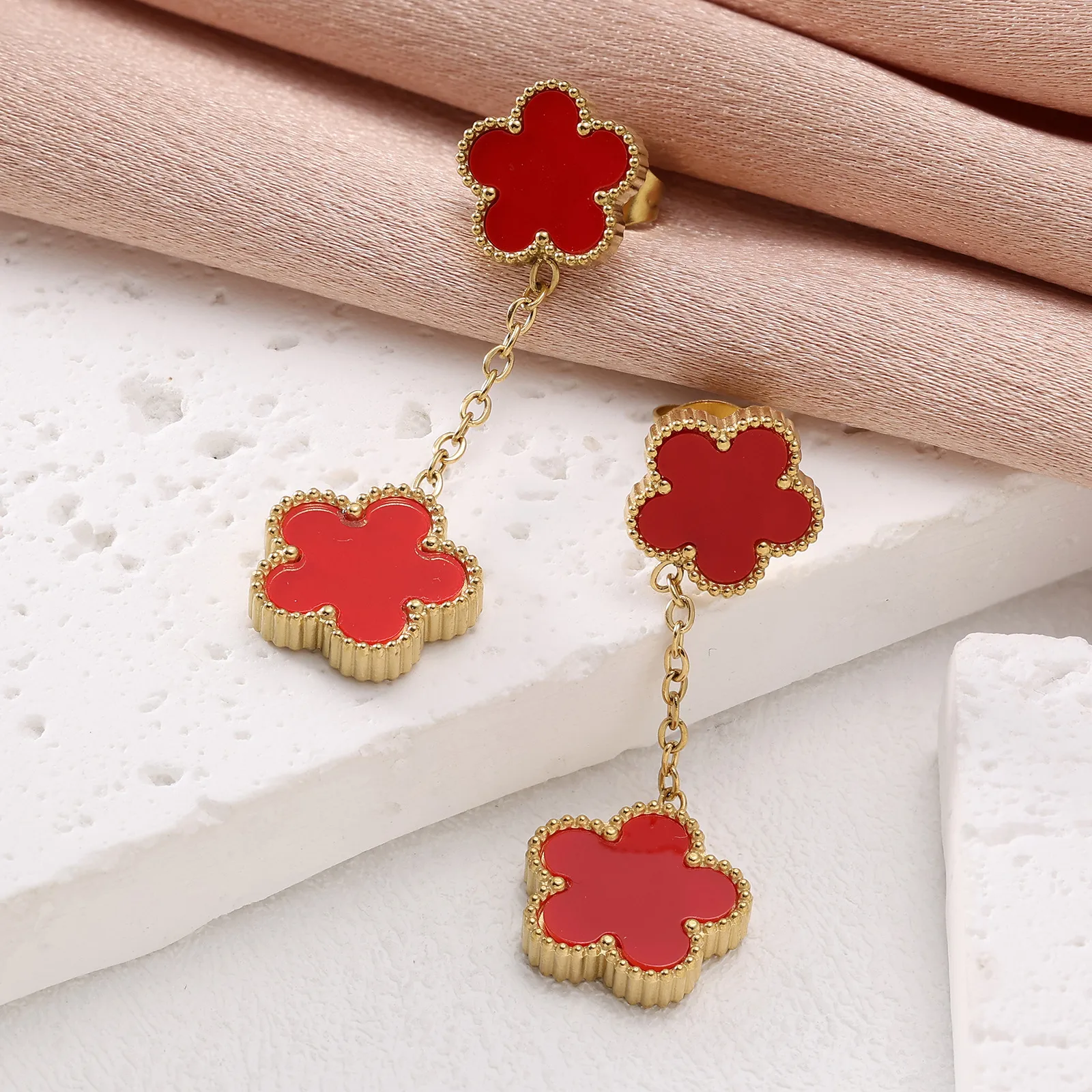 Ensemble collier bracelet boucle d'oreilles