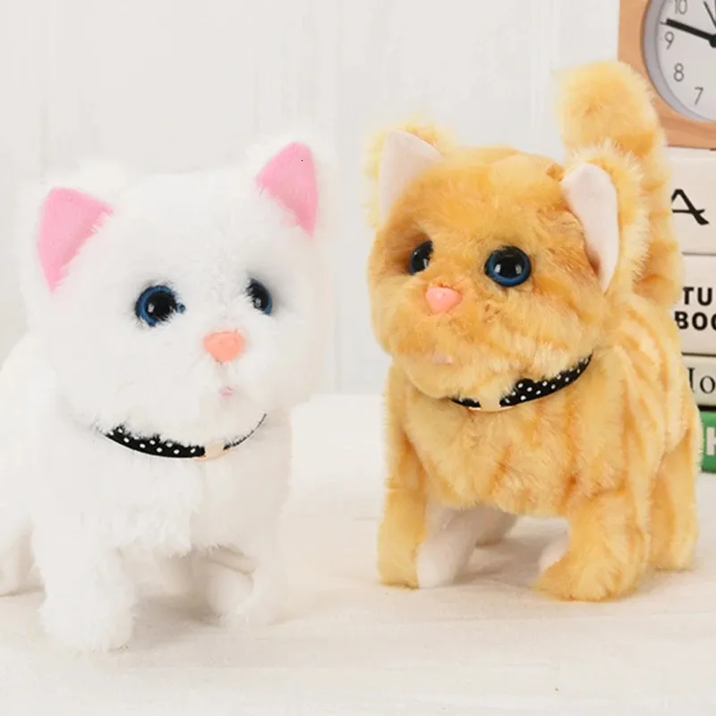 Robot Gato De Peluche Interactivo – Mascota Robótica Con Sonidos Realistas Y Movimientos, Juguete Electrónico Para Niños Y Niñas, Regalo Original Para San Valentín O Navidad
