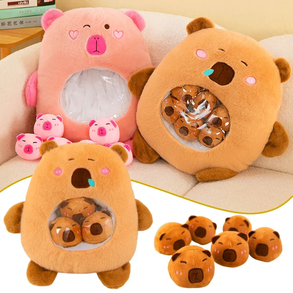 Risparmia alla grande su Peli Di Pesce Puffer Carina Capybara Puffer Fish  Snack Cuscino Bambole Creative Bambole Peluche Per Bambini Regali Per Feste 