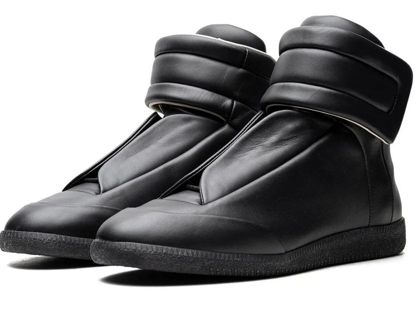 Bulk MM22 Maison Future Leather Mens High Top Sneakers  From