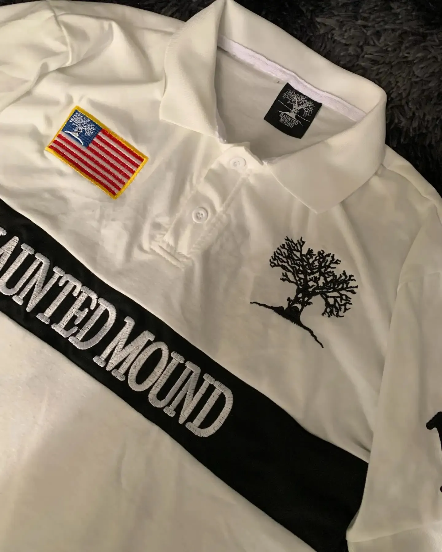 Haunted Mound Polo Shirt Embroidered Devil Tree From 21,45