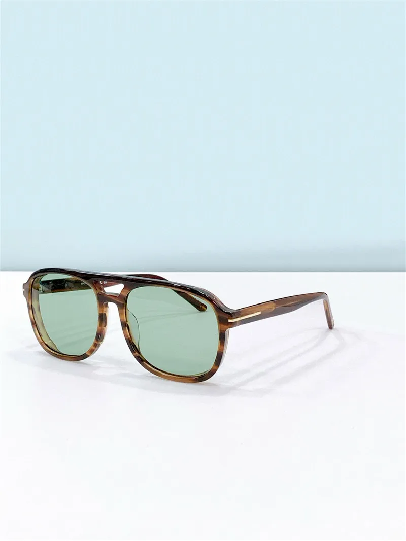 Square sunglasses with acetate frame and UV400 protection  display picture 3