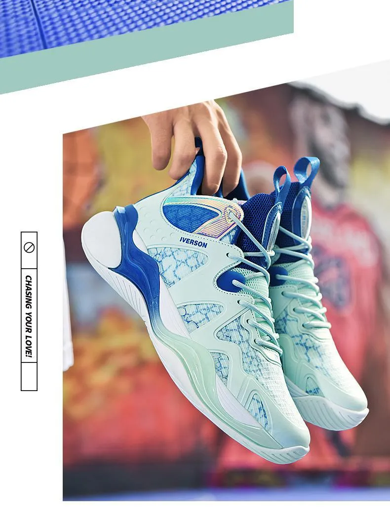 IVERSON Designer Free Shipping Outdoor Sport Sneakers Mens Basketball Teenagers Fashion Message Trainers Running Shoes_voghion.com