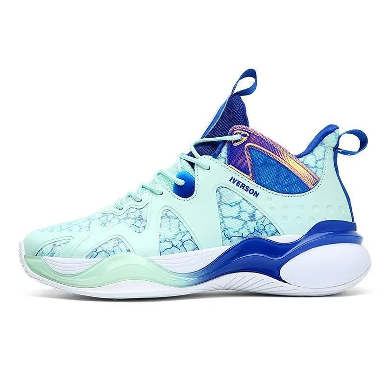 IVERSON Designer Free Shipping Outdoor Sport Sneakers Mens Basketball Teenagers Fashion Message Trainers Running Shoes_voghion.com