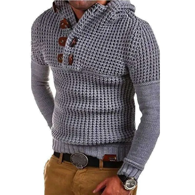 TG. M) Amazon Essentials Maglione in Cotone con Cerniera Integrale Uomo, Nero