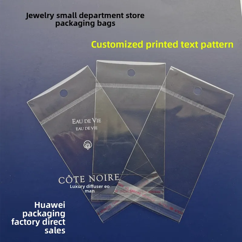 70% OFF 7×14 Airplane Round Hole Card Head OPP Transparent Self‑Adhesive Plastic Packaging Bag – 100 pcs