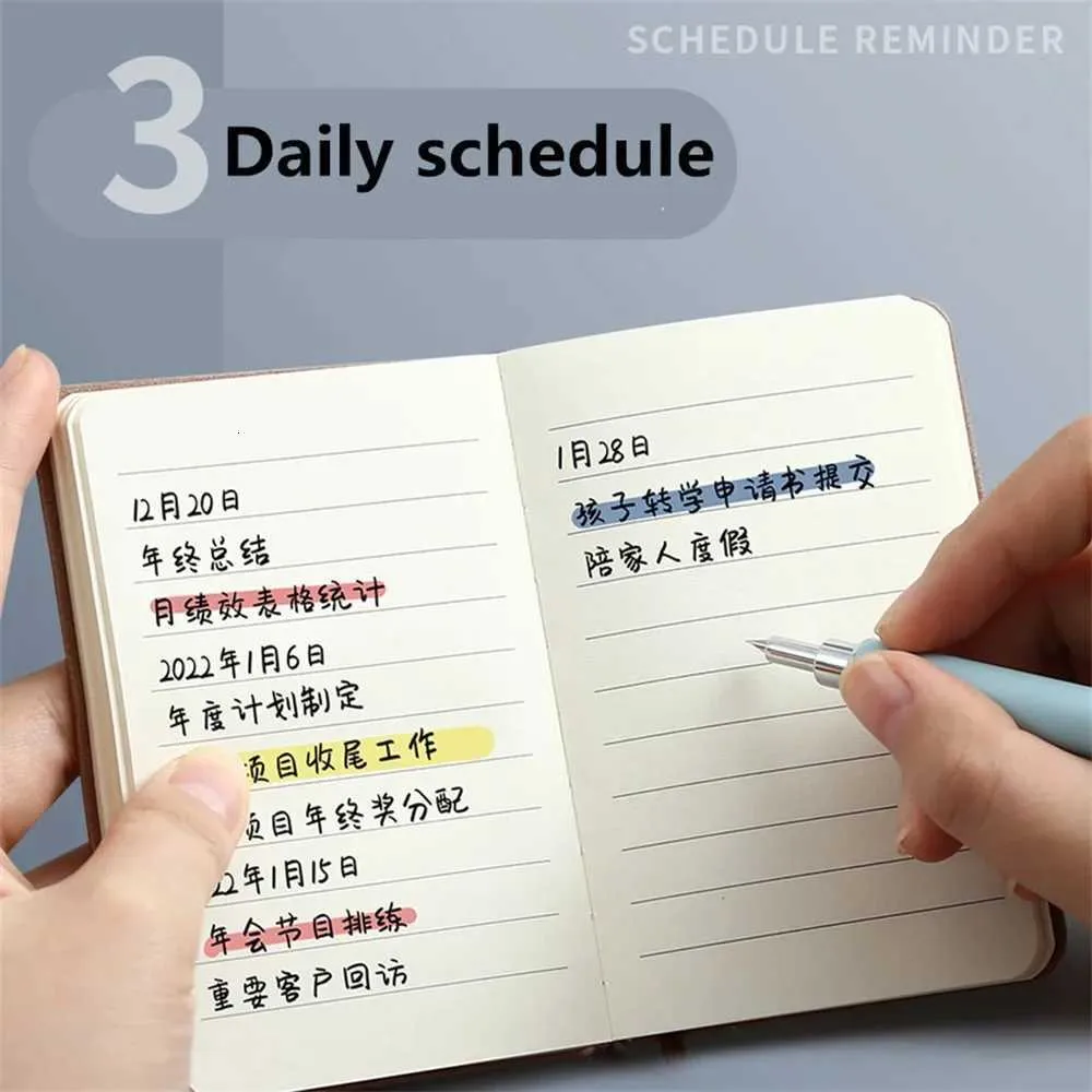 7 Mini Notebook Portable Pocket Notepad Memo Diary Planner Agenda ...
