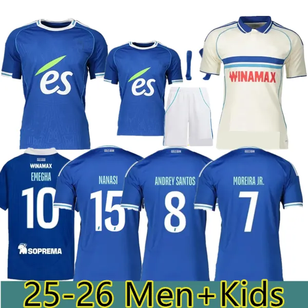 Strasbourg Alsace EMEGHA Soccer Kits 22 23 2021 2026 BAKWA FELIX